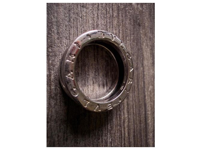 Bulgari Anello Save the Children con ceramica nera Argento - vista 6