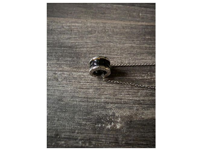 Bulgari Collana Save the Children con ceramica Nero Argento - vista 3