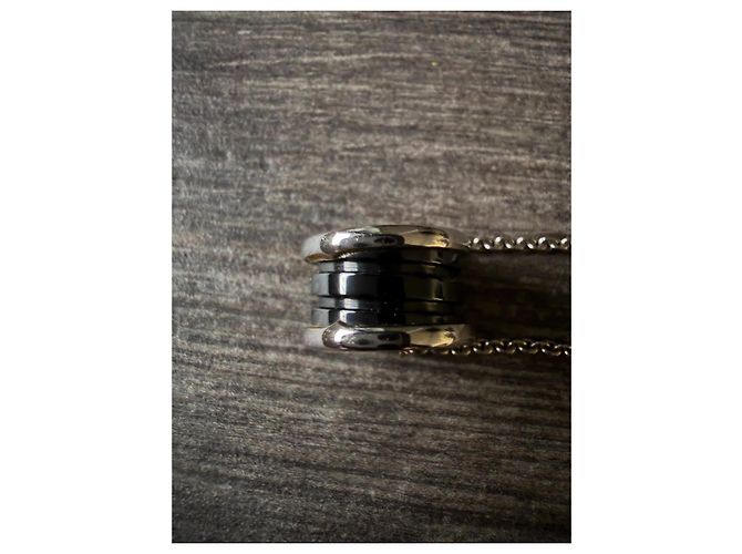 Bulgari Collana Save the Children con ceramica Nero Argento - vista 5