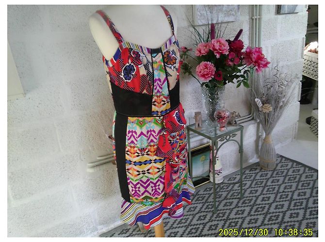 Autre Marque Leslie Cocktailkleid aus Polyester Größe 40 Mehrfarben - Ansicht 2