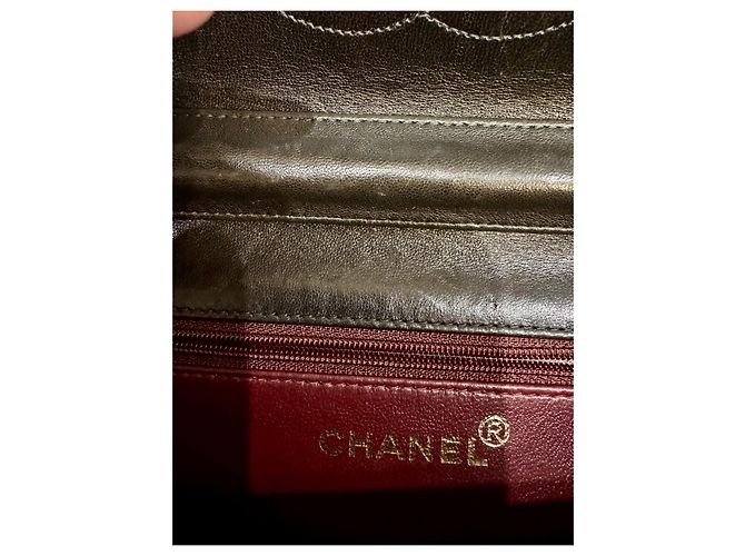 Borsa Chanel Timeless Classique 25 in pelle di agnello nera Nero - vista 11