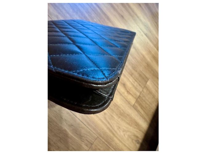 Borsa Chanel Timeless Classique 25 in pelle di agnello nera Nero - vista 4