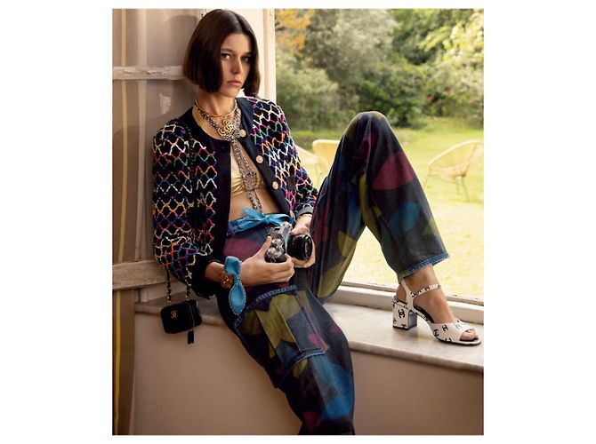 Chaqueta de la campaña publicitaria de Chanel Primavera 2022 22S Multicolor - vista 2