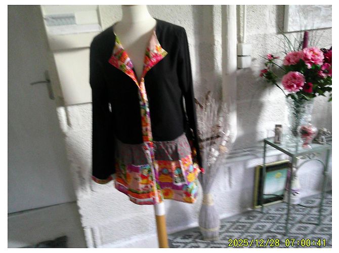 Autre Marque Chaqueta de algodón con estampados japoneses Talla 40 Multicolor - vista 2