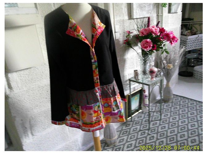 Autre Marque Chaqueta de algodón con estampados japoneses Talla 40 Multicolor - vista 3