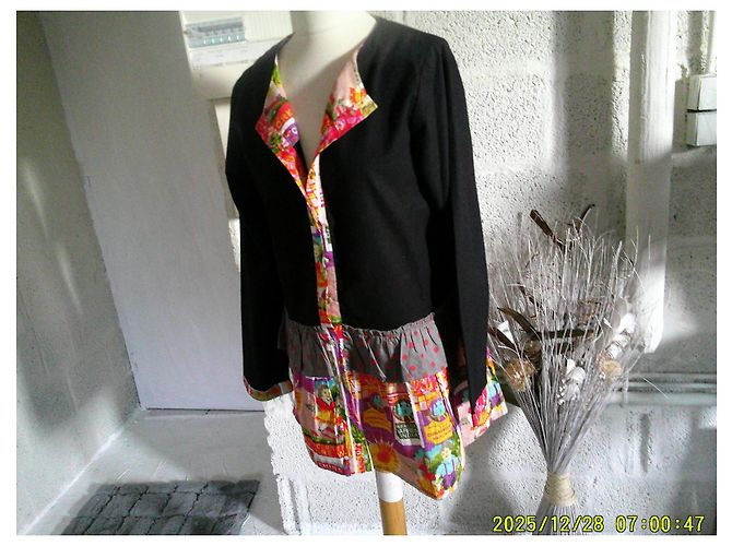 Autre Marque Chaqueta de algodón con estampados japoneses Talla 40 Multicolor - vista 4