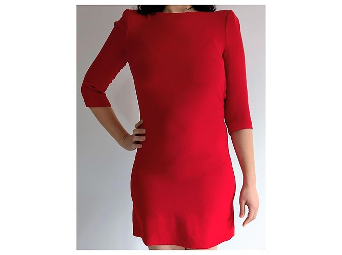 Abito rosso Claudie Pierlot - vista 3