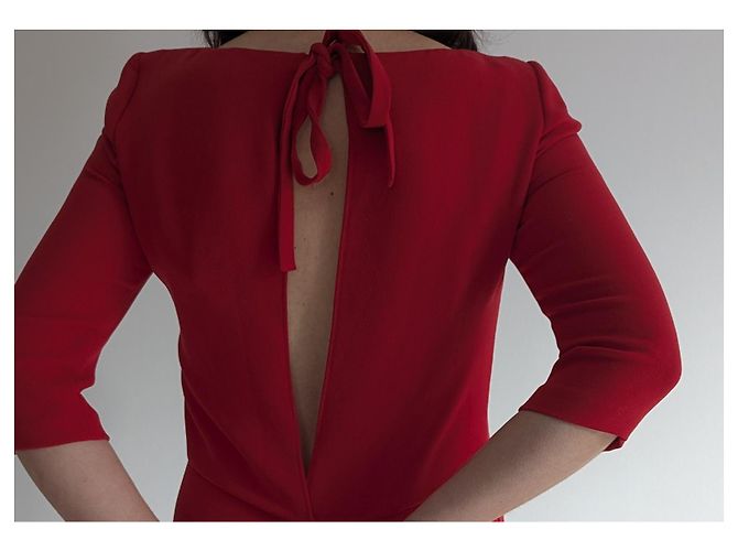 Abito rosso Claudie Pierlot - vista 4