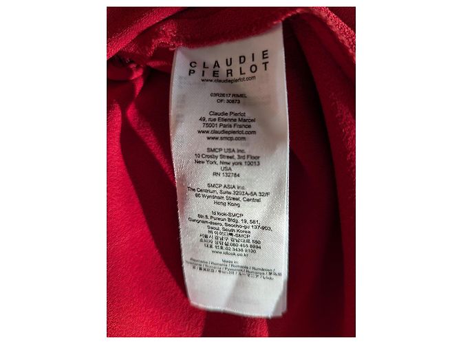 Abito rosso Claudie Pierlot - vista 7
