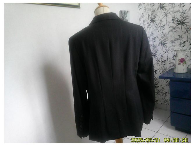 Windsor Doppelreihiger Wollblazer Anthrazitgrau - Ansicht 4