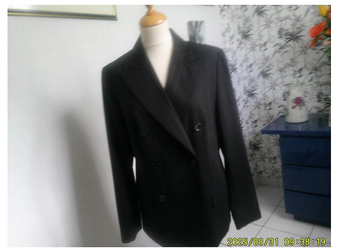 Windsor Doppelreihiger Wollblazer Anthrazitgrau - Ansicht 6