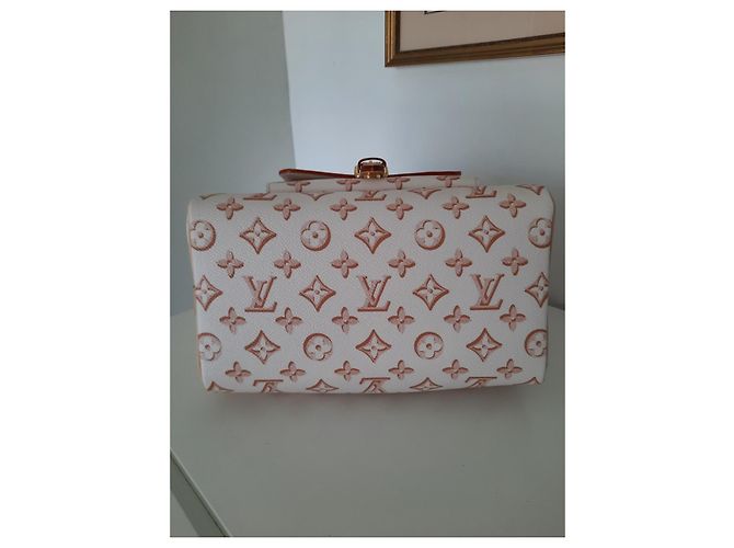 Louis Vuitton Speedy 25 borsa a spalla edizione limitata Fall For You Beige - vista 5