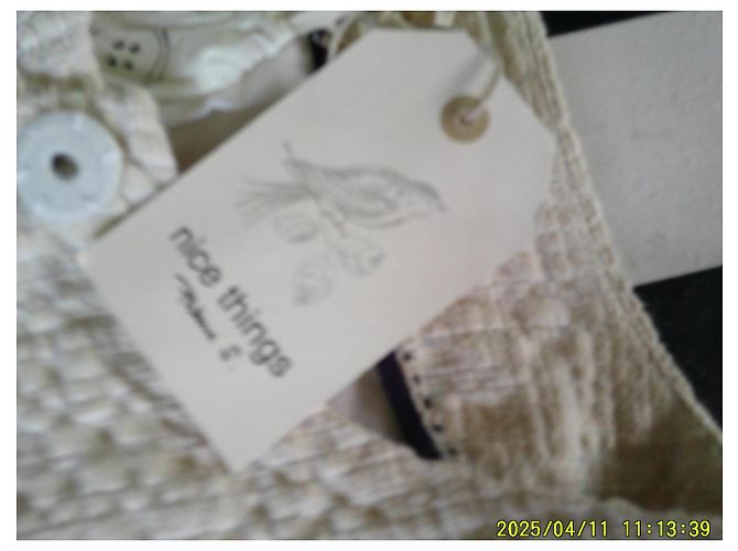 Autre Marque Nice Things Cotton Jacket Eggshell - view 7