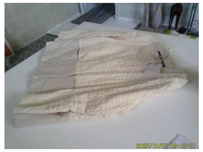 Autre Marque Nice Things Cotton Jacket Eggshell - view 8