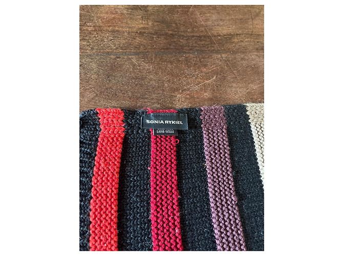 Sciarpa Sonia Rykiel Rickiel in lana a righe Multicolore - vista 2
