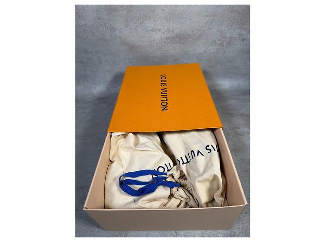 Louis Vuitton LV Trainer "Upcycling" - Virgil Abloh - Edizione Limitata Nero Grigio Porpora Giallo - vista 13