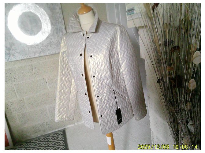 Autre Marque Grigiombra Estell Jacke Weiß Polyurethan - Ansicht 2