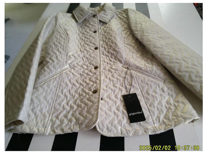 Autre Marque Grigiombra Estell Jacke Weiß Polyurethan - Ansicht 3