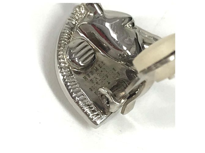 Orecchini a clip con logo Cavallo di Hermès Argento - vista 10