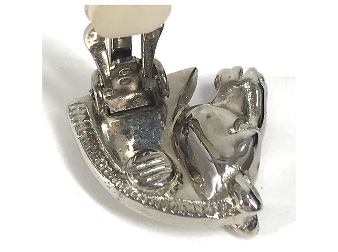 Orecchini a clip con logo Cavallo di Hermès Argento - vista 4