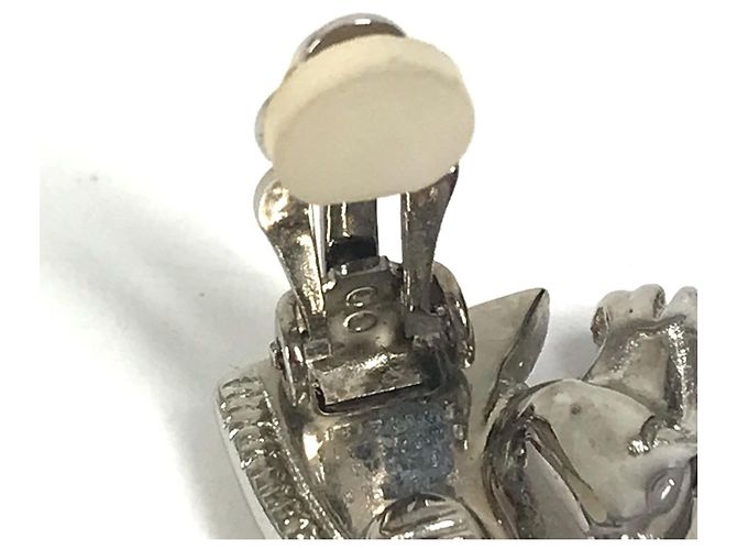 Orecchini a clip con logo Cavallo di Hermès Argento - vista 5
