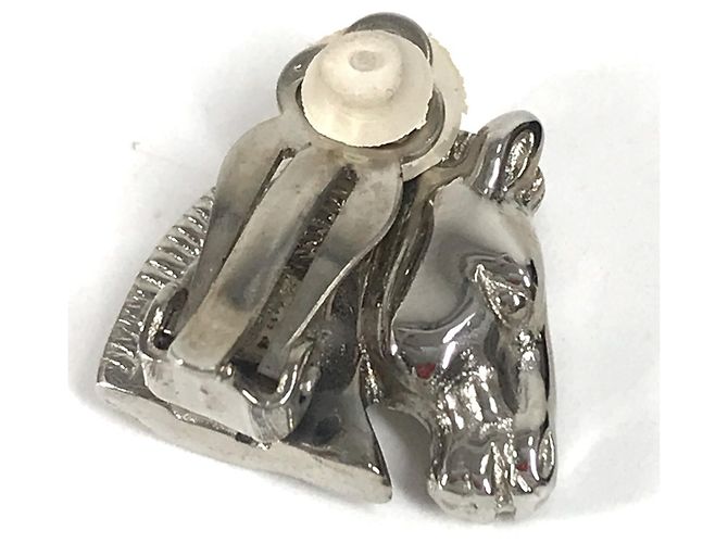 Orecchini a clip con logo Cavallo di Hermès Argento - vista 7