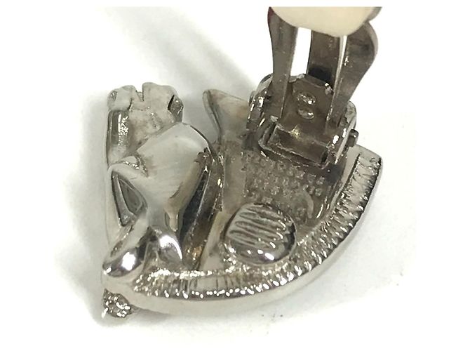 Orecchini a clip con logo Cavallo di Hermès Argento - vista 8