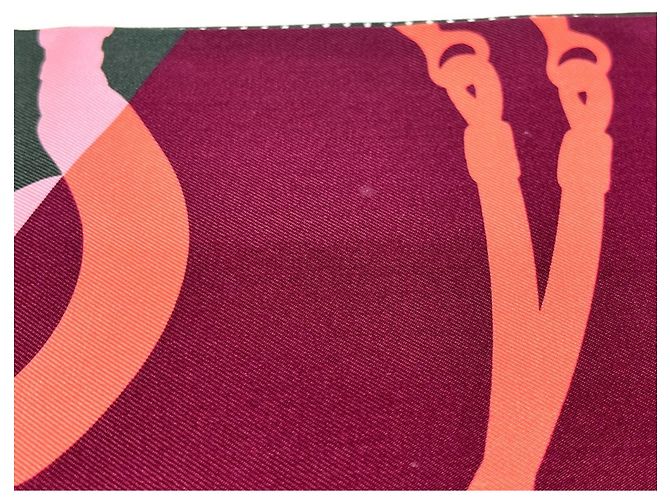 Hermès Festival der Amazonen Maxi Twilly Schal Mehrfarben - Ansicht 9