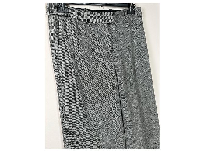 Maje Jacquard Wollhose Grau - Ansicht 2