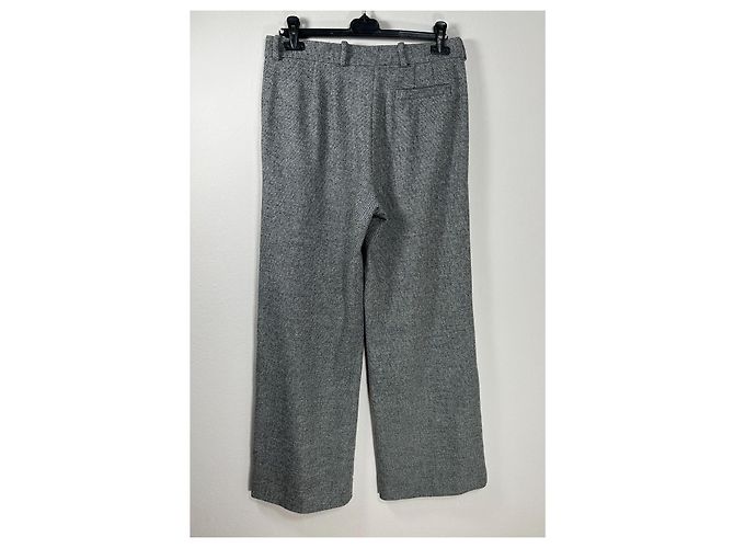 Maje Jacquard Wollhose Grau - Ansicht 3