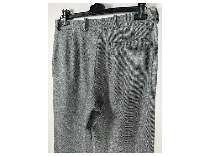 Maje Jacquard Wollhose Grau - Ansicht 4