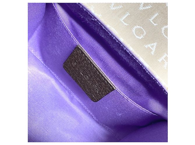 Bulgari Borsa a spalla Bvlgari Bvlgari B-ZERO1 Drum Bag Beige Marrone scuro - vista 13