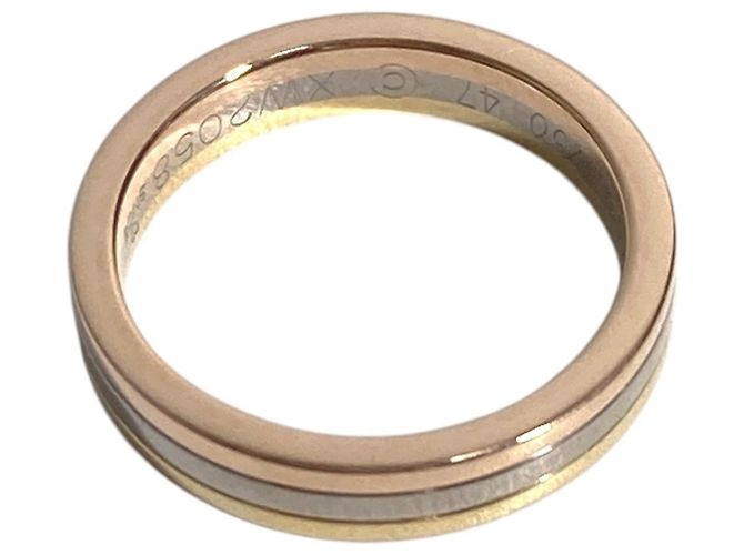 Anello in oro 18K Cartier Trinity Argento D'oro - vista 4