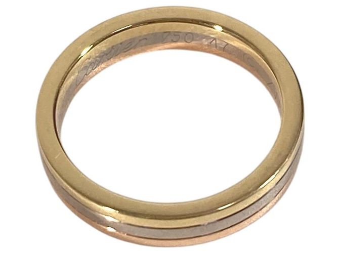 Anello in oro 18K Cartier Trinity Argento D'oro - vista 6