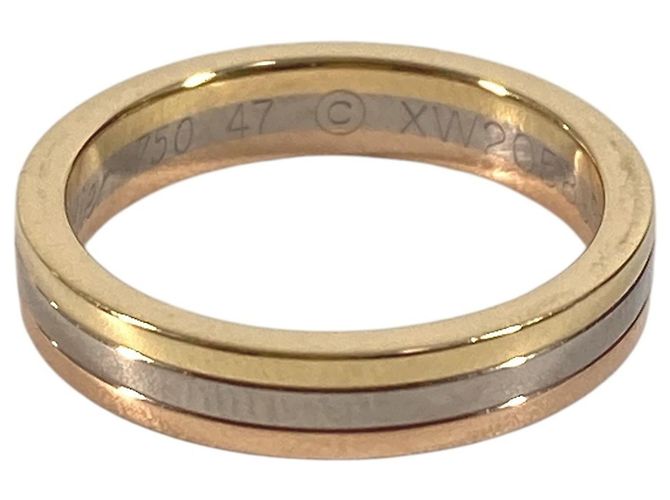 Anello in oro 18K Cartier Trinity Argento D'oro - vista 7