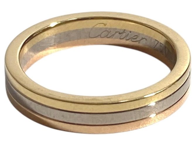 Anello in oro 18K Cartier Trinity Argento D'oro - vista 8