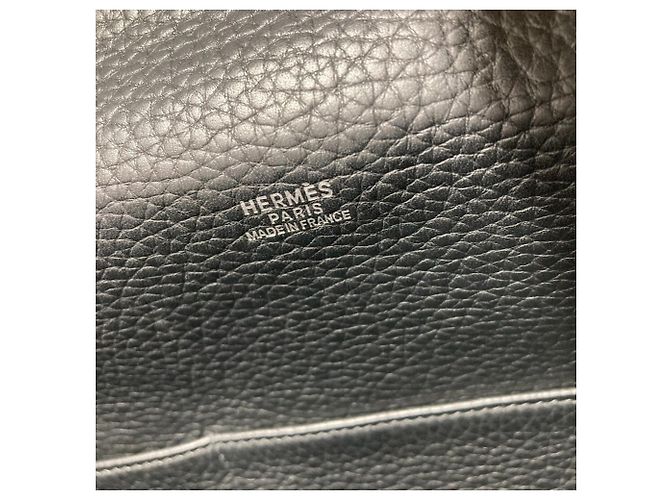 Hermès Borsa Messenger Victoria con Patta HERMES Nero - vista 13