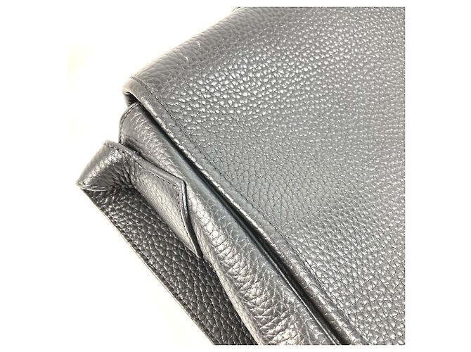 Hermès Borsa Messenger Victoria con Patta HERMES Nero - vista 17