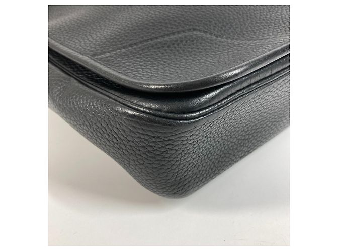 Hermès Borsa Messenger Victoria con Patta HERMES Nero - vista 6