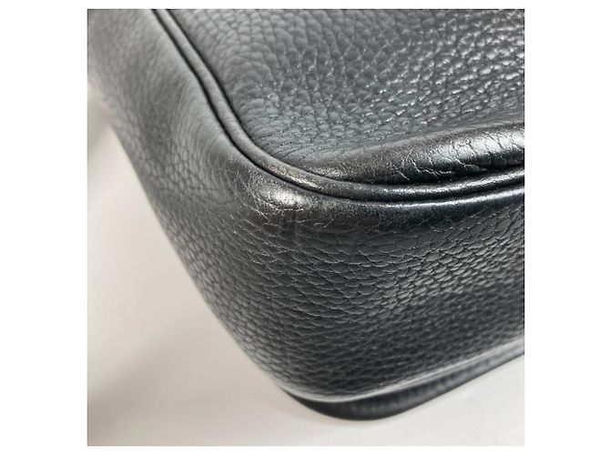 Hermès Borsa Messenger Victoria con Patta HERMES Nero - vista 8