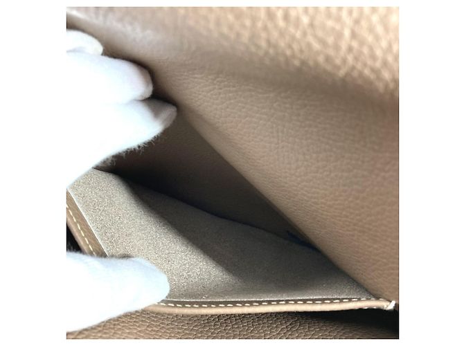 Borsa Messenger con Patta Victoria di Hermès Marrone - vista 16