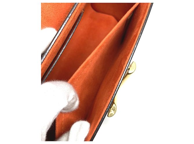 Borsa Cat Sack Twist MM in Monogramma Louis Vuitton Marrone Arancione - vista 18