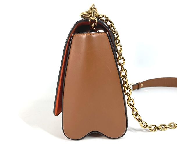 Borsa Cat Sack Twist MM in Monogramma Louis Vuitton Marrone Arancione - vista 2