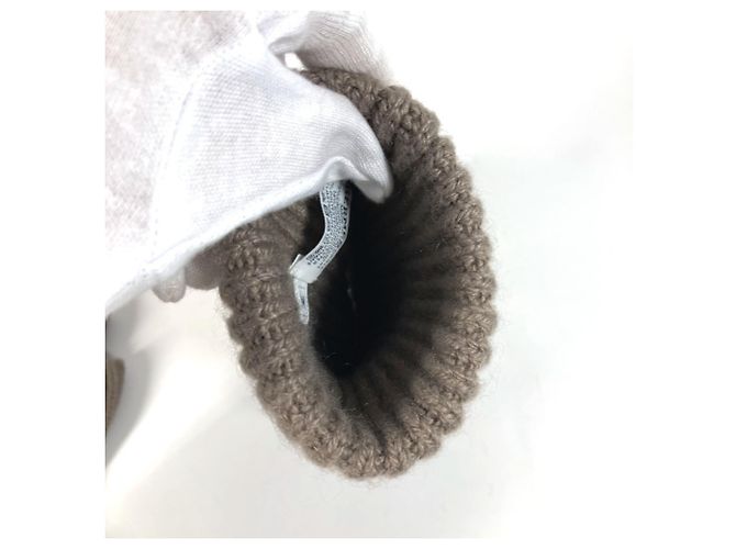Grau Fingerlose Handschuhe von Hermès Braun - Ansicht 8