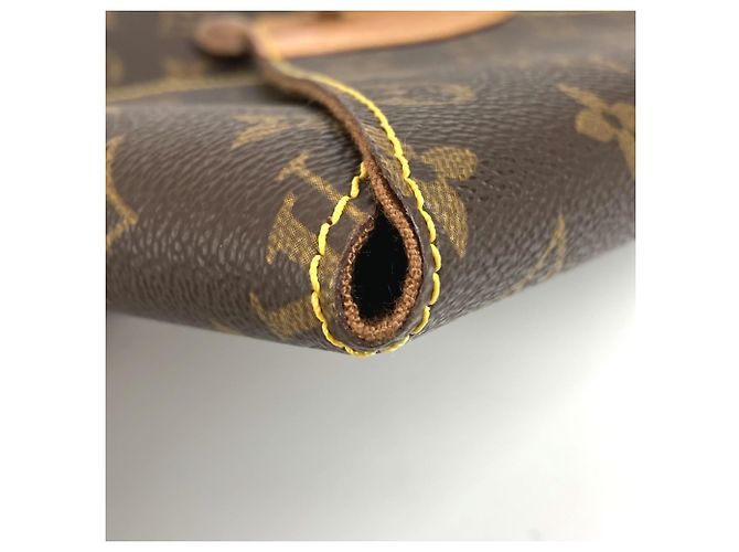 Klassische Monogram Clutch Tasche von Louis Vuitton Braun - Ansicht 8