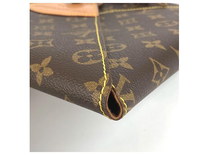 Klassische Monogram Clutch Tasche von Louis Vuitton Braun - Ansicht 9