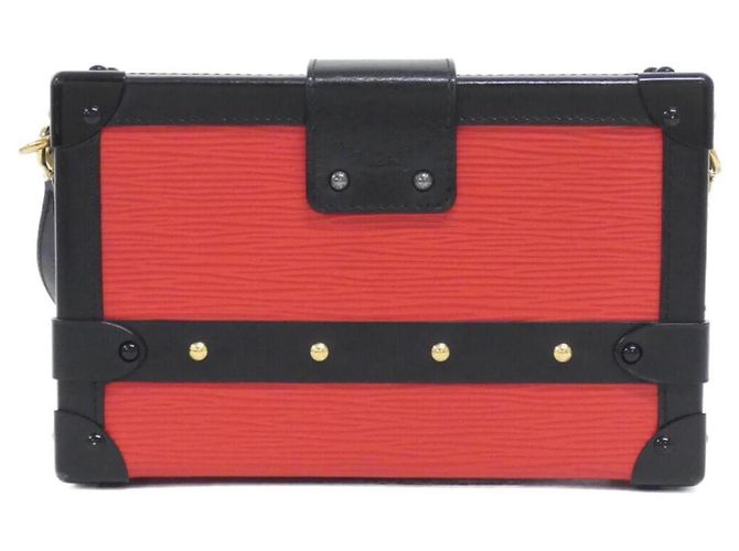 Borsa a Spalla Petite Malle Epi Louis Vuitton Rosso - vista 2