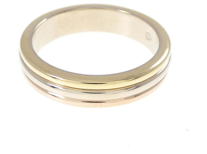 Anello nuziale in tre ori Cartier - vista 2