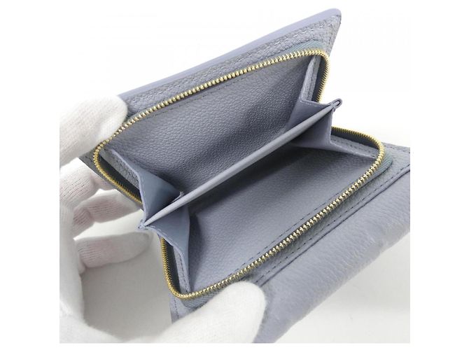 Billetera Compacta Pochette Metis en Monograma Empreinte Louis Vuitton Azul - vista 7