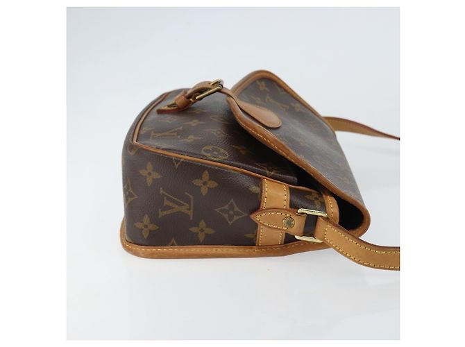Bolsa Sologne em Canvas Monogram Louis Vuitton Marrom - vista 3